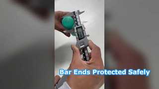 Tampa final de plástico não cônica