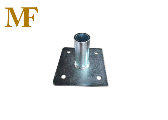 Acessórios de andaimes de placa de base galvanizada elétrica 150*150*5mm