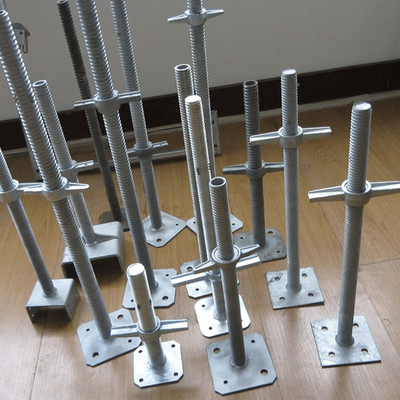 Escavadeira galvanizada Jack Base parafusos Jack Stands Shoring Jack Scaffold Base Plate