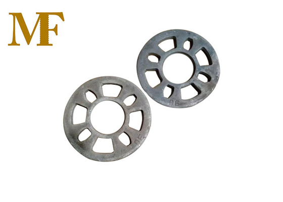 Acessórios de molduras de construção resistentes à ferrugem 125 mm Sistema de andaimes redondo Rosetas Anel de aço Layher