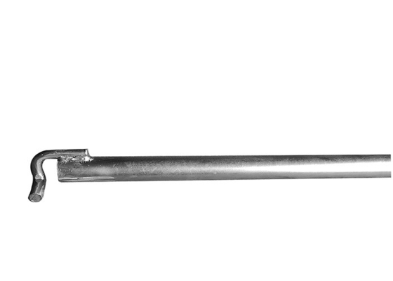 Finitura de andaimes de zinco branco Anca tubular com gancho para resistência à corrosão galvanizada