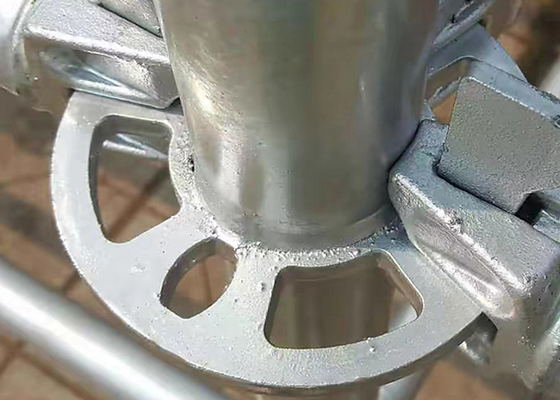 48.3mm/42mm Diâmetro do tubo Ringlock andaime com conexão de cunha e soldagem automática