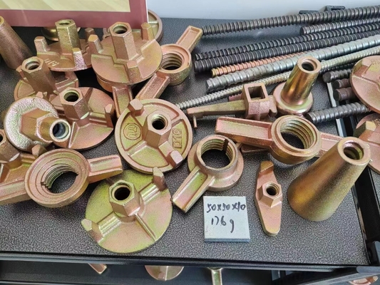 Nozes de asa galvanizadas de alta resistência para acessórios de molduras de construção de concreto