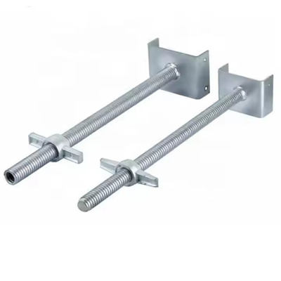 Jack de base de cabeça U Hôlo e Solid Scaffolding Steel Screw Base Jack para Construção