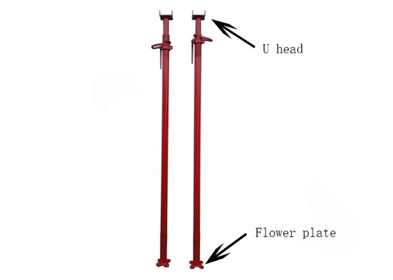 Largura do sulco 14 mm Adjustable Acrow Steel Props Heavy Duty ou Light Duty para desempenho estável e versátil na construção