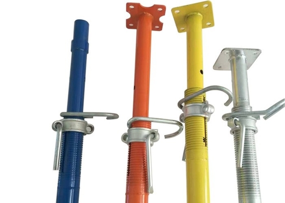 Largura do sulco 14 mm Adjustable Acrow Steel Props Heavy Duty ou Light Duty para desempenho estável e versátil na construção