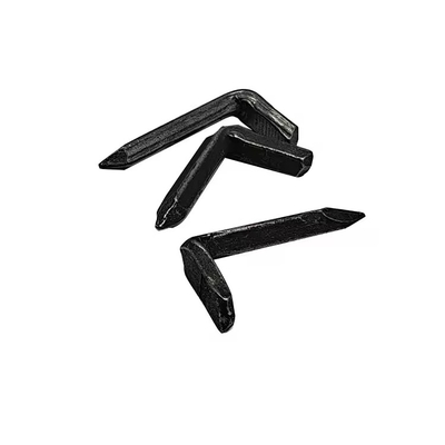 Unhas de aço galvanizadas sem cabeça em forma de L 3.0mm-9.6mm Diâmetro da haste 5mm