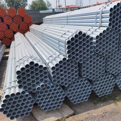 Tubo de aço galvanizado a quente GI Tubo de ferro para tubos de construção