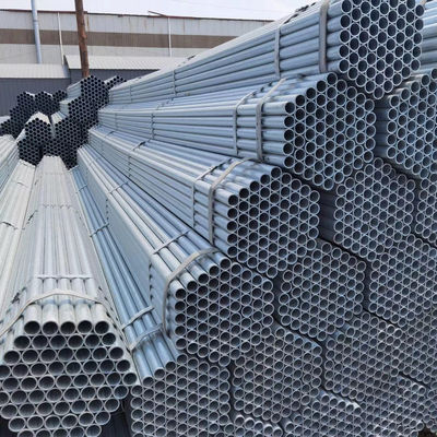 Tubo de aço galvanizado a quente GI Tubo de ferro para tubos de construção