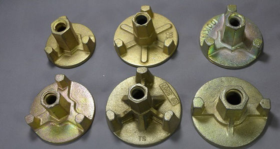 Forma do sistema de tirantes de concreto Ferro fundido galvanizado Porca borboleta pequena Porca de asa