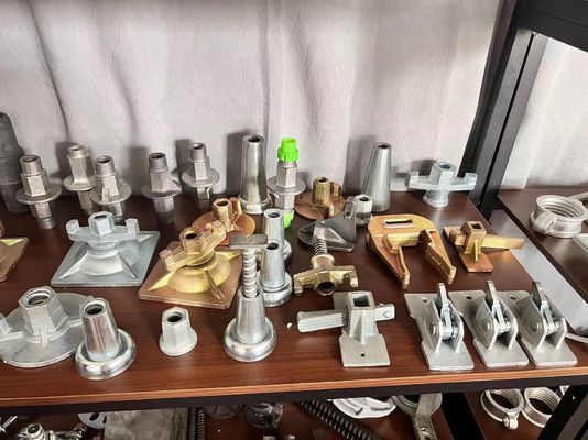 Acessórios de colagem Aço galvanizado Metal D15 Tie Rod Cone de aço para construção de concreto