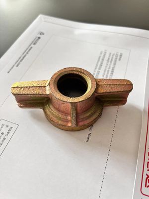 Acessórios de colagem Aço galvanizado Metal D15 Tie Rod Cone de aço para construção de concreto