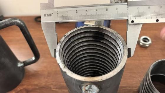 Peças de andaime para manga de suporte de aço, porca de copo com cabeça de parafuso