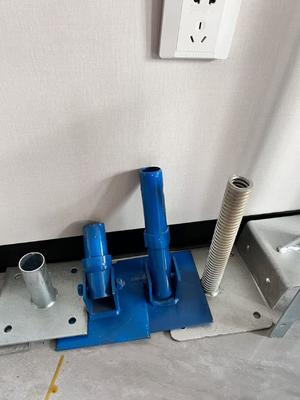 Placa Base de Parafuso Jack U-Head Ajustável de Aço para Escoramento Tipo Fixo