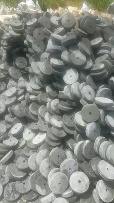 Espaçador de concreto de alta resistência com formato redondo para construção