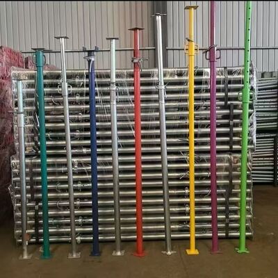 Saudi Arabia Market Adjustable Formwork Steel Scaffolding Shoring Props Fitting Prop Sleeve Puntales