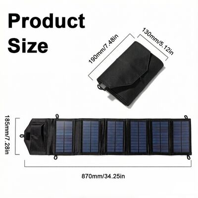 Painéis Solares Carregador Usb Portátil Dobrável Mini Seis Fatias Dobráveis