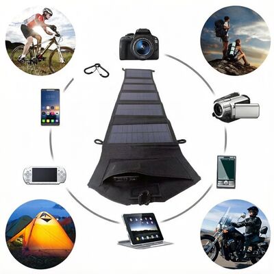 Painéis Solares Carregador Usb Portátil Dobrável Mini Seis Fatias Dobráveis