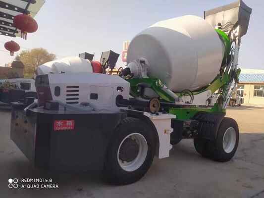 4 Cbm Cimento móvel Bomba de mistura de concreto Máquinas de construção autocarregamento camião de mistura de concreto