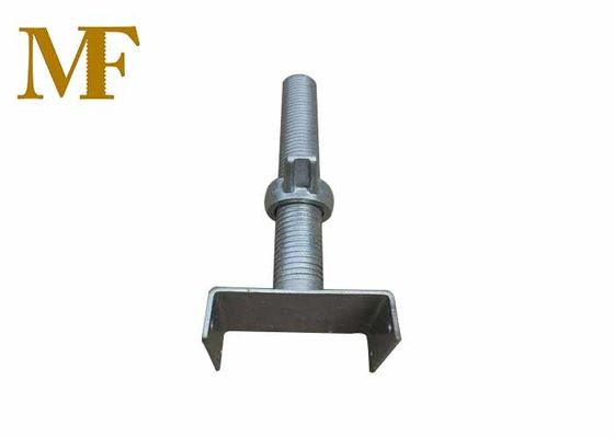 600mm BS1139 Adjustable Scaffolding U Head Jack Base