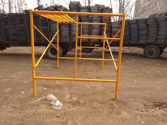 Andaime galvanizado portátil do quadro de Q235/Q345 H
