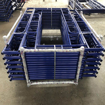 o pedreiro de aço H Frame Scaffold Powder da espessura Q235 de 2.6mm revestiu