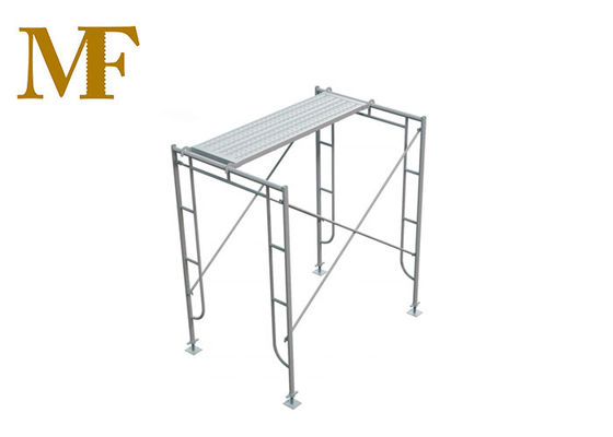 o pedreiro de aço H Frame Scaffold Powder da espessura Q235 de 2.6mm revestiu
