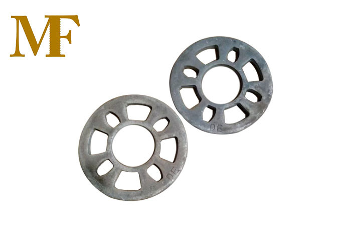 Acessórios de molduras de construção resistentes à ferrugem 125 mm Sistema de andaimes redondo Rosetas Anel de aço Layher