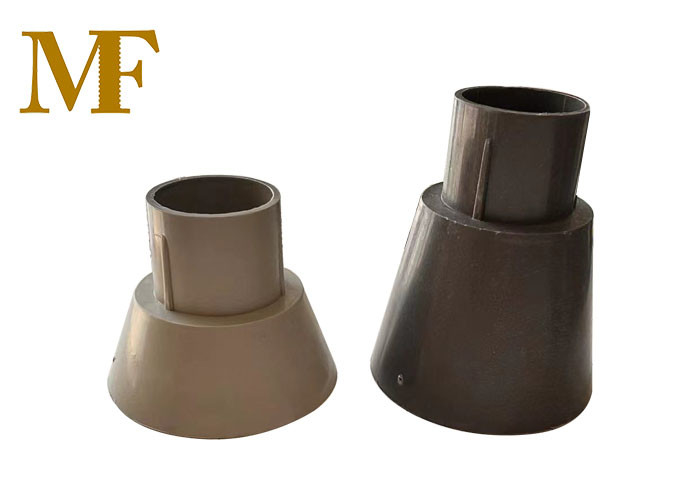 D32 PVC Cone masculino de plástico para correias Rod Sleeve Spacer Pipe PP Cone