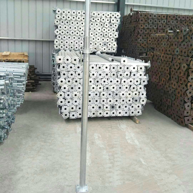 Requisitos de aço ajustáveis para acessórios de terra Placa 120*120*5/6mm Diâmetro do tubo externo 48mm/60mm/76mm