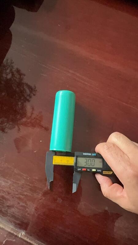 Proteção de plástico de cor verde Capuz comprido para barras de 30 mm de diâmetro ou barras redondas