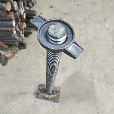 Soldadura manual Barras sólidas em forma de U Jack superior para andaimes