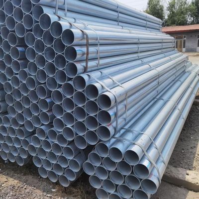 Tubo de aço galvanizado a quente GI Tubo de ferro para tubos de construção