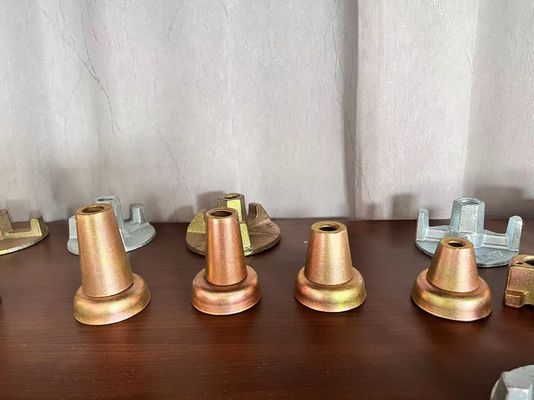 Acessórios de colagem Aço galvanizado Metal D15 Tie Rod Cone de aço para construção de concreto