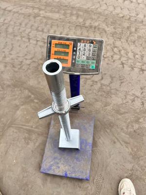 Macaco de Base Ajustável com Parafuso Oco Suporte de Aço para Andaimes e Construção Pesada