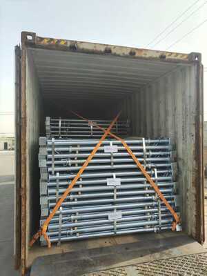 Escora de aço telescópica suporte ajustável para construção de edifícios