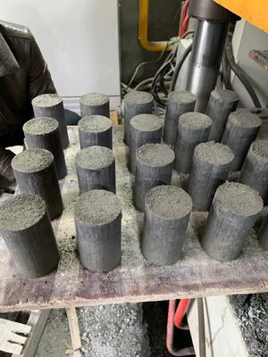 Espaçadores de colunas redondas de concreto com espessura de cobertura única para estruturas de revestimento